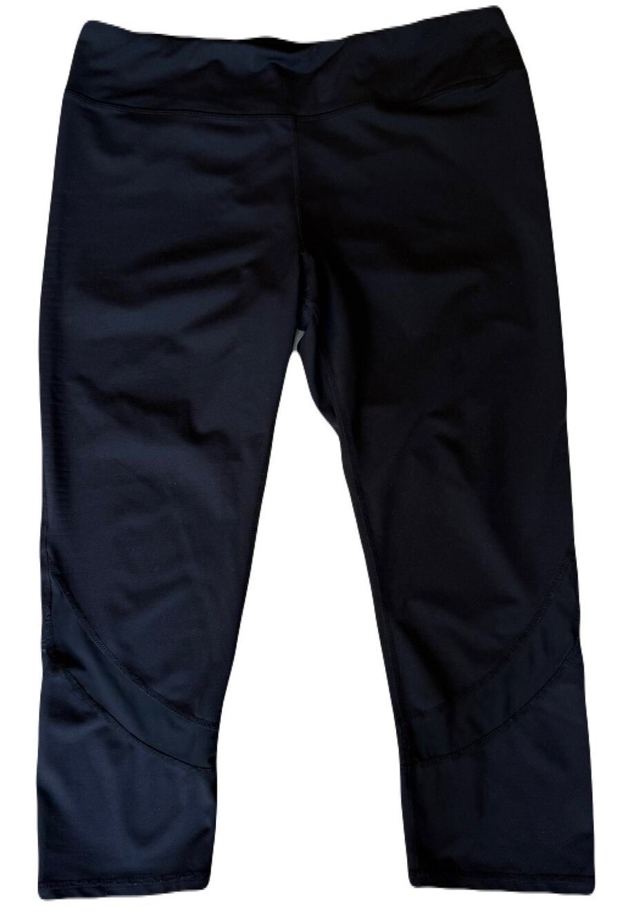 GAIAM Om Yoga Capri Pants, Black, Size XL